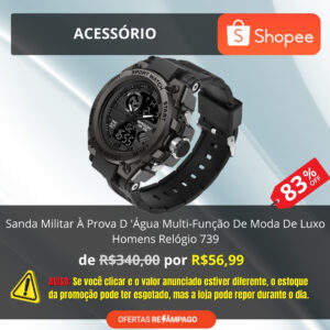 Sanda Militar À Prova D 'Água Multi-Função De Moda De Luxo Homens Relógio 739